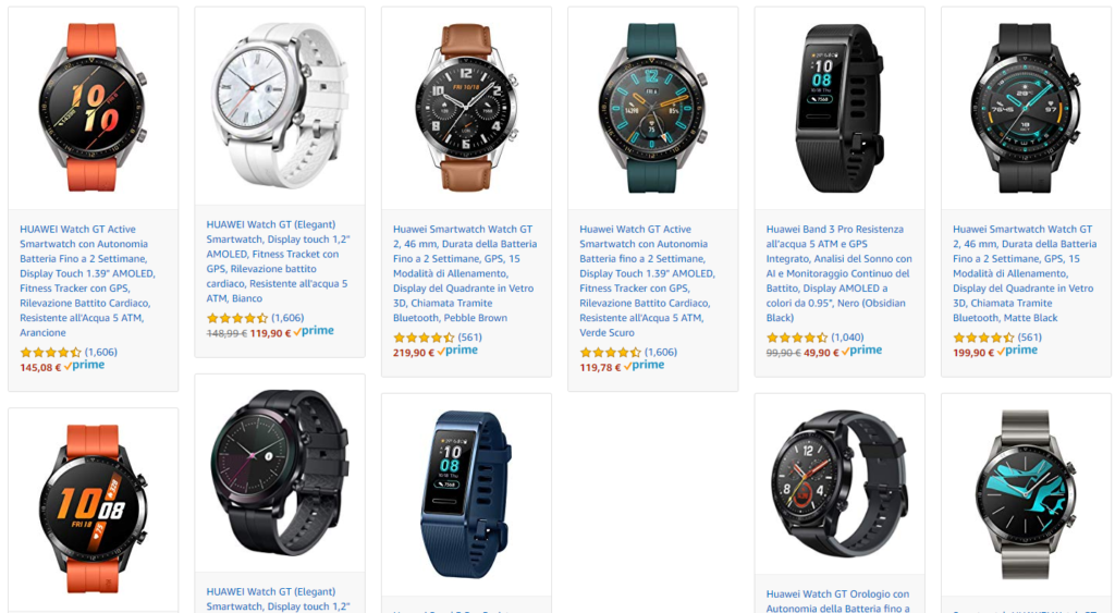 Sconti Amazon Smartwatch Huawei