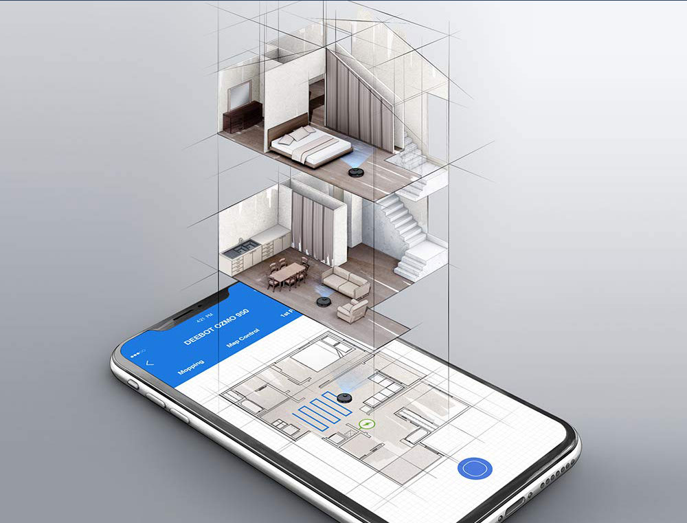 Ecovacs Ozmo 920 mappa multi pavimento