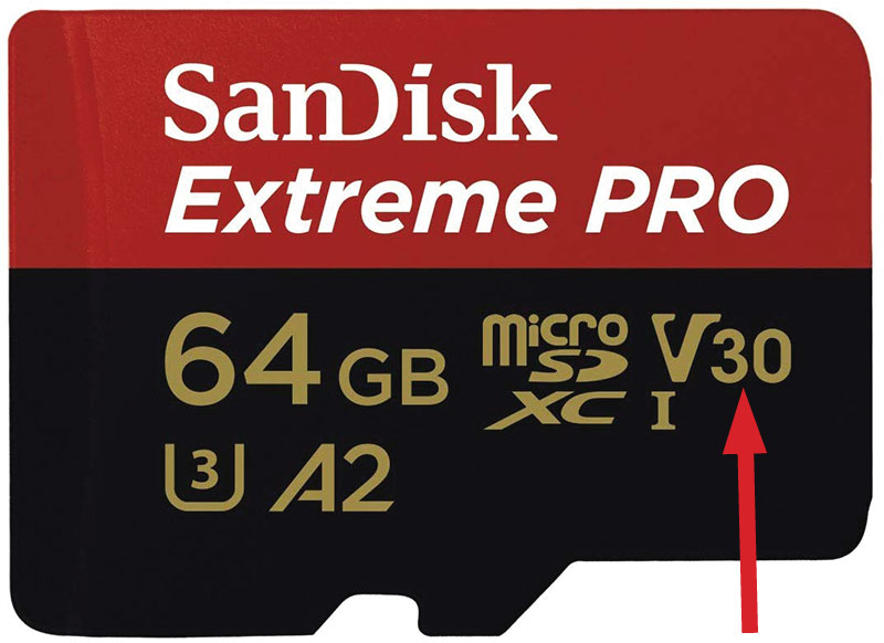 Micro SD Sandisk Extreme V30